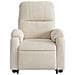 Poltrona Alzapersona Reclinabile Elettrica Beige in Microfibra - Foto miniatura 9