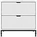 Comodino Bianco lucido 63.5 x 36 x 61 cm Legno multistrato - Foto miniatura 6