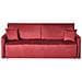 Divano Letto 3 Posti Egge Velluto Bordeaux - Foto miniatura 2