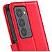 Custodia A Portafoglio Per Xiaomi Redmi 15 5g Con Cinturino Da Polso E Funzione Stand, Rosso - Foto miniatura 4