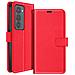 Custodia A Portafoglio Per Xiaomi Redmi 15 5g Con Cinturino Da Polso E Funzione Stand, Rosso - Foto miniatura 1