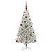Albero di Natale con 150 LED con supporto Argento 150 cm PET - Foto miniatura 3
