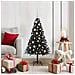 Albero di Natale con 150 LED con supporto Nero 120 cm PVC - Foto miniatura 2