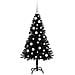 Albero di Natale con 150 LED con supporto Nero 120 cm PVC - Foto miniatura 4