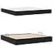 Letto con contenitore e materasso Nero 200 x 200 cm Velluto - Foto miniatura 8
