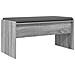 Panca per ingresso con cuscino Grigio Sonoma 83 x 38 x 40 cm - Foto miniatura 7