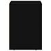 Comodino 2 pcs Nero 29,5 x 33,5 x 50 cm Legno multistrato - Foto miniatura 7
