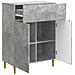 Credenza Grigio Cemento 66 x 34,5 x 90 cm Legno ingegnerizzato - Foto miniatura 2