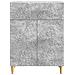Credenza Grigio Cemento 66 x 34,5 x 90 cm Legno ingegnerizzato - Foto miniatura 3