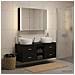 Set di mobili per il bagno 4 pcs Rovere Nero - Foto miniatura 2