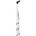 Scaletta L60 A 3 Gradini 125 Cm Alluminio 8160-307 - Foto miniatura 5