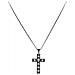 Collana In Argento 925 - Collezione Rosari - Colore Rodionero - Misura Unica Collana Croce - Foto miniatura 2