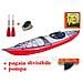 Canoa Gonfiabile Framura Rossa Con Pinna 045220-r (5c/11c) + Pagaia Touring-2 Div. In 2 Parti + Pompa - Foto miniatura 1