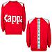 Maglia Felpa Maglie Uomo Kappa 304iek0 222 Banda Bernel 908 Original Pe New Taglia Xs Colore Rosso - Foto miniatura 1