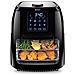 Friggitrice 6 Litri, Disidratante, Forno Ad Aria Calda, Automatico, Grill, Nero E Grigio, 10 Litri - Foto miniatura 1