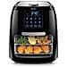 Friggitrice 6 Litri, Disidratante, Forno Ad Aria Calda, Automatico, Grill, Nero E Grigio, 10 Litri - Foto miniatura 2
