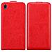Custodia Compatibile Con Sony Xperia Z1 In Rosso Mela - Coperchio Protettivo In Design Flip Con Chiusura Magnetica - Foto miniatura 2