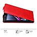Custodia Compatibile Con Sony Xperia Z1 In Rosso Mela - Coperchio Protettivo In Design Flip Con Chiusura Magnetica - Foto miniatura 3