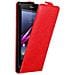 Custodia Compatibile Con Sony Xperia Z1 In Rosso Mela - Coperchio Protettivo In Design Flip Con Chiusura Magnetica - Foto miniatura 4