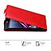 Custodia Compatibile Con Sony Xperia Z1 In Rosso Mela - Coperchio Protettivo In Design Flip Con Chiusura Magnetica - Foto miniatura 5