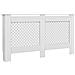 Coperture Per Radiatori 2pz Bianche 152x19x81,5 Cm In Mdf - Foto miniatura 3