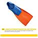 Finis Long Floating Pinne, Blu / arancione, 29-33 - Foto miniatura 3