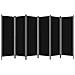 Paravento A 6 Pannelli Nero 300x180 Cm - Foto miniatura 2
