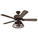 Ventilatori Da Soffitto Per Interni In Legno Rustico 55 W - Foto miniatura 1