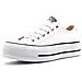 Chuck Taylor Ctas Ascensore Clean Ox, Scarpe Da Ginnastica Basse Donna, Bianco (bianco / Nero / Bianco 102), 39 Ue - Foto miniatura 9