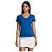 T-shirt Donna Imperiale Con Scollo A V Taglia M Blu Reale - Foto miniatura 1