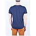 T-shirt Uomo Blu Girocollo Con Logo - Foto miniatura 3