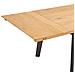 Ibbe Design Estensione Del Tavolo Da Pranzo Naturale / grigio Per Tavolo Sentosa Sentosa 100x50 Cm, In Legno Massello Di Rovere, Gambe Grigie - Foto miniatura 1