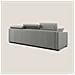 Amber Divano Letto Angolare In Tessuto Smacchiabile T05 Grigio 293 Cm Sinistro (mat. 160x197) - Foto miniatura 4