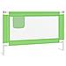 Sponda Letto di Sicurezza per Bambini Verde 120x25cm in Tessuto - Foto miniatura 2