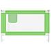 Sponda Letto di Sicurezza per Bambini Verde 120x25cm in Tessuto - Foto miniatura 3