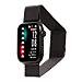Smartwatch KW-P002 Impermeabile 3 ATM Display Touch con Bluetooth Cardiofrequenzimetro Nero Siderale - Italia - Foto miniatura 3