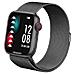 Smartwatch KW-P002 Impermeabile 3 ATM Display Touch con Bluetooth Cardiofrequenzimetro Nero Siderale - Italia - Foto miniatura 1