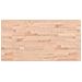 Piano Tavolo 100x50x2,5cm Rettangolare Legno Massello Di Faggio - Foto miniatura 2
