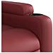 Poltrona Reclinabile Rosso Vino In Similpelle - Foto miniatura 7
