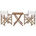 Set Bistrot Pieghevole Molise Legno Di Bambù Marrone - Foto miniatura 9