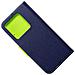 Custodia A Libro Book Cover Case Per Xiaomi 13t - 13t Pro Navy-lime - Foto miniatura 3