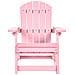 Sedia A Dondolo Per Bambini Rosa Adirondack - Foto miniatura 4