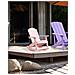 Sedia A Dondolo Per Bambini Rosa Adirondack - Foto miniatura 1
