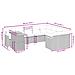 Set Divano Da Giardino 10 Pz Con Cuscini Grigio In Polyrattan - Foto miniatura 2