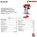 Trapano A Colonna Da Banco Con Trasmissione A Cinghia 400v Holzmann Sb4115n_400v - Foto miniatura 5