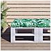 Cuscino Per Pallet Con Motivo A Foglie 60x60x12 Cm In Tessuto - Foto miniatura 1