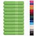 Asciugamani 10 Pz Verde Mela 100x200 Cm 360 G/m 100% Cotone - Foto miniatura 2