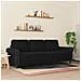 Divano A 3 Posti Nero 180 Cm In Velluto - Foto miniatura 3