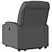 Poltrona Alzapersona Reclinabile Elettrica Grigio Scuro Tessuto - Foto miniatura 5
