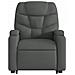 Poltrona Alzapersona Reclinabile Elettrica Grigio Scuro Tessuto - Foto miniatura 9